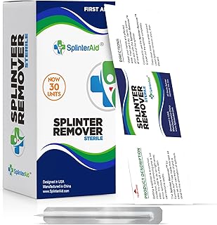 Painless Splinter Removal Kit (30-Pack) | Pull Out Splinters Fast & Easy | Compact First Aid for Home, Travel & Camping | Great for Hiking, Woodworking & Outdoors | No Tweezers Needed product image