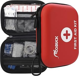 Waterproof Laminate Bag First Aid Kit (Red) – Emergency Kit for Hiking, Camping, Travel, Car, Cycling, Home & Work product image