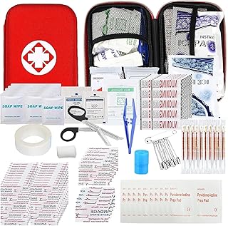 Car First Aid Kits 275Pcs Survival Gear Home Travel Size Small Emergency Kit Tactical Hiking EVA Camping Essentials Backpack Sports Office Boat Urgent Accident product image