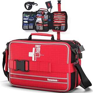 Comprehensive First aid Kits, First Aid Trauma Kit with Labelled Compartments for Cars, Home, Office, Backpacking, Camping, Traveling, and Cycling -324 Pieces product image