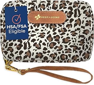 Keep Going Travel First Aid Kit for Kids – 130 Pc.for Purse, Diaper Bag, Backpack, & Suitcase, with Latex-Free Bandages – 7 x 5 x 2 in. Travel First Aid Kit TSA-Approved product image