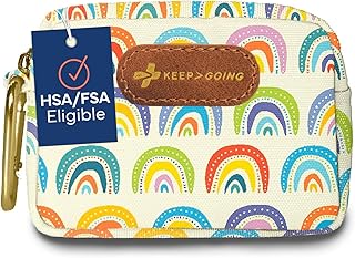 KeepGoing Small Travel First Aid Kit Kids – 60 Pc. Mini First Aid Kit for Purse, Diaper Bag, & Backpack with Latex-Free Bandages – 4 Oz., & 4.5 x 3.5 x 2 in, TSA-Approved product image
