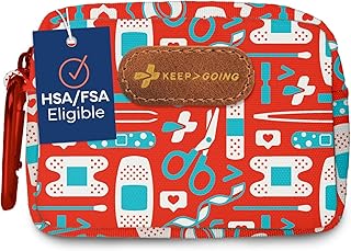 KeepGoing Small Travel First Aid Kit Kids – 60 Pc. Mini First Aid Kit for Purse, Diaper Bag, & Backpack with Latex-Free Bandages – 4 Oz., & 4.5 x 3.5 x 2 in, TSA-Approved product image