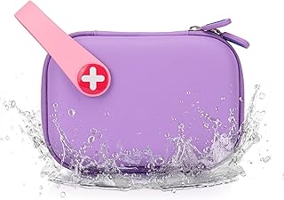 Mini First Aid Kit, 113 Pc. Water-Resistant Hard Toddler Kids Small Cute Case for Car, Home - TSA-Approved Travel Size product image