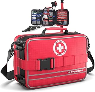 Comprehensive First Aid Kit for Home, Premium Emergency Trauma Kits with Shoulder Strap for Car Camping Gear, Waterproof Survival Kit, Home Essentials, Outdoor Emergency Medical Supplies -324 Piece product image