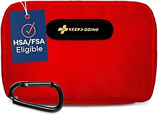 KeepGoing Travel First Aid Kit for Car, Home, Hiking, Camping and Outdoor Emergencies - First Aid Kit Travel Size TSA-Approved product image