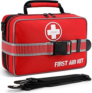 Comprehensive Premium 430 Piece Emergency First Aid Kit, Large Medical Kits for Home, Car, Camping, Travel, Hiking, Truck, Sports & Outdoor Emergencies, Businesses & Home Medical Supplies (Large) product image
