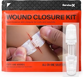 Zip Stitch Wound Closure Strips - Repair Wounds Without Stitches - Zipstitch Sutures - Laceration Closure First Aid Kit product image