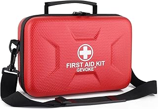 410 Piece Waterproof Hard Shell First Aid Kit for Home, Car, Travel, Camping, Truck, Hiking, Sports, Office, Vehicle & Outdoor Emergencies - Emergency Medical Kits (Red) product image