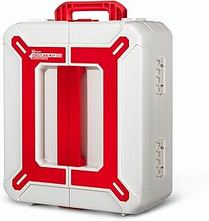 Large First Aid Kit for Business- Plastic Wall Mounted First Aid Box,Hard Case First Aid Kit, Emergency Kit for Car,Home,Offices - 408 Piece product image