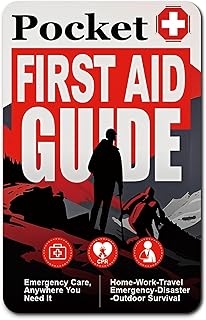Tiny Pocket First Aid Guide EDC Emergency First Aid Kit for Anywhere Fully Waterproof product image