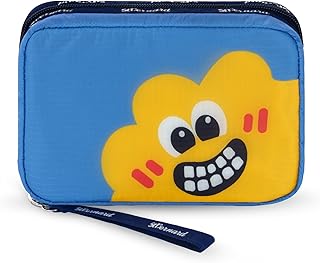 Stbernard Small First Aid Kit for Kids and Adults, Medical Kit with Digital Thermometer for Home, Travel, Hiking, Backpack, 6.3x4.33x1.97in, Blue product image