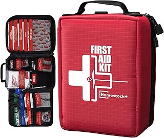 First Aid Kits - Compact First Aid Kit with Labelled Compartments Molle System Premium Emergency Kits for Home, Office, Car, Outdoor, Hiking, Travel, Camping - 216 piece product image