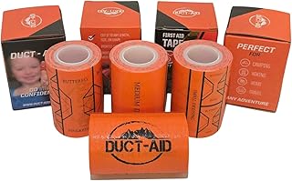 Compact First Aid Kit, Medical Grade Adhesive, Emergency Response Kit, 10 Feet of Medical Tape (10 Feet of Medical Tape, 4, Count) product image