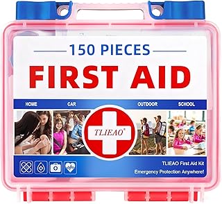 Mini First Aid Kit - 150 Pieces Emergency Medical Kit for Home, Car, Travel, Camping, Truck, Hiking, Sports, Office, Vehicle & Outdoor Emergencies product image