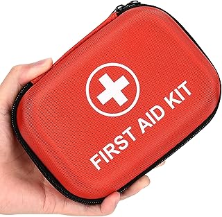 Mini First Aid Kit, 115 Piece Hard-Shell Portable EVA Emergency Medical Kit, Suitable for Home, Travel, Outdoor, Camping, Office, Car, Hiking, and School product image