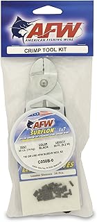 American Fishing Wire Surflon Crimp Kit, 30 Pound Test, Black Color product image