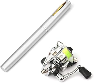 Lixada Fishing Rod Reel Combo Mini Pen Fishing Pole Kit Telescopic Fishing Rod Spinning Reel Combo Kit product image