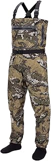 BASSDASH Breathable Ultra Lightweight Veil Camo Chest Stocking Foot Fishing Hunting Waders for Men product image