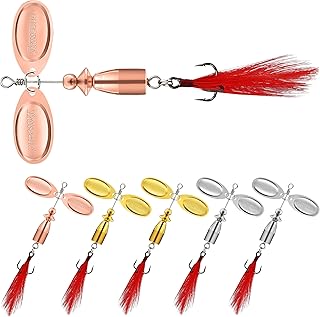 TRUSCEND Easy Catch Fishing Lures with BKK Branded Hook, Great Long Cast Vibrating Swimming Flashing and Jigging Actions, Ultimate Search Bait for All Fish Species, Amazing Fishing Jig Spinner Baits product image