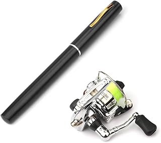 Lixada Fishing Rod Reel Combo Mini Pen Fishing Pole Kit Telescopic Fishing Rod Spinning Reel Combo Kit product image