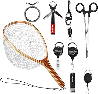 Fly Fishing Tools Kit and Accessories Combo Kits, Fishing Quick Nail Knot Tying Tool, Hook Remover Forceps and Pliers, Stainless Steel Salmon and Trout Multiple Fishing Set Gear Tool Assortment product image