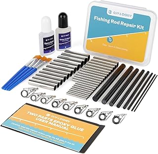Fishing Rod Repair Kit Complete, Easy&Quick Approach to Repair Broken Fishing Pole with Epoxy Glue product image