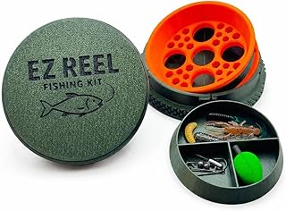 EZ Reel Fishing Kit – Pocket Size Handline Fishing Reel | Ultimate Compact Rodless Reel Fishing Kit for Hiking, Outdoors, and Adventure. product image