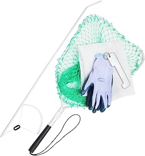 danco 2025 Premium Lobster Kit – 30” Aluminum Bent Nose Tickle Stick, Mesh Keeper Bag, Lobster Gauge, Rubber-Dipped Gloves & Landing Net – Corrosion-Resistant Spiny Lobster & Crab Gear product image