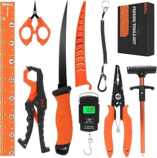 SHALL Fishing Tool Kit, Corrosion Resistant Fishing Gear and Equipment, Premium Fishing Tools for Men product image
