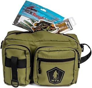 Catch Co Mystery Tackle Box Pond Prowler Sling Fishing Lure Kit – Green Sling Pack with Bonus Multi-Species Bait, Fishing Gear Storage, and Decal product image