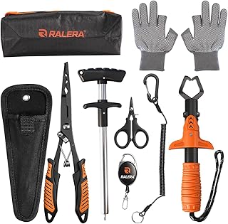 Fillet Knife Set for Beginner, Fishing Pliers Precisely, Fish Measuring Tape, Non Slip Grip Fishing Knife, Saltwater Fishing Accessories, Great Value Fishing Tackle product image