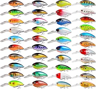 LINGYUE Bass Fishing Lures Kit Set Topwater Hard Baits Minnow Crankbait Pencil VIB Swimbait for Bass Pike Fit Saltwater and Freshwater product image