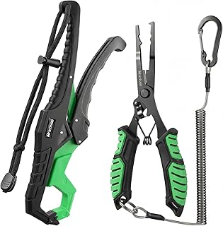 Fishing Tools Kit-Stainless Steel Fishing Pliers, Fish Lip Gripper, Multi-Functional Jaw Anti-Corrosion, Fishmen Must Have Fishing Gear product image