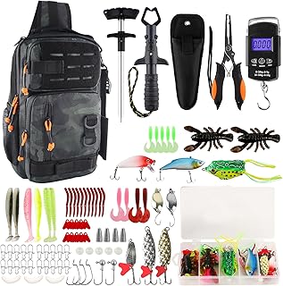 Hikary Fishing Backpack with Tackle Boxes,Fishing Tool Kit,Lightweight Outdoor Water-Resistant Fishing Shoulder Bag with Rod Holder Fisherman Gift Saltwater Freshwater product image