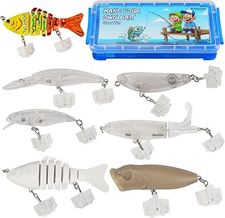 DIY Fishing Lure Kit - Kid-Friendly Fishing Gear for Customizing Lures with Tackle Box Perfect Arts and Crafts for Kids, Tackle Box Must-Have product image