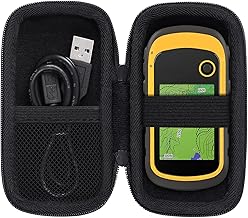 Hard Carrying Case Replacement for Garmin eTrex 20/20x/30x/22x/32x Handheld GPS by Aenllosi (Black Zipper) product image