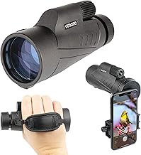Omano Smithsonian 12x50 Monocular Telescope with Smartphone Adaptor – Monoculars for Adults - High Powered Telescope – Ideal Monocular for Bird Watching and Nature Enthusiasts – HD monocular telescope product image