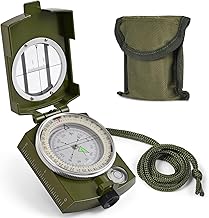 Compass, Hiking Compass for Survival with Lensatic – Water-Resistant Durable and Pocket-Sized product image