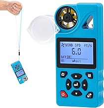 Bonvoisin Anemometer Handheld Wind Speed Meter Measuring Device CFS/CMS Air Flow Velocity Meter Wind Speed Gauges with Backlight LCD Display for HVAC in-Duct product image