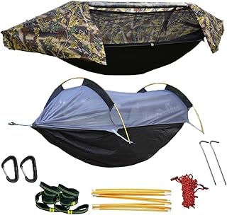 WintMing Hammock with Mosquito Net and Rain Fly Cover 3 in 1 Camping Hammock Tent 440lbs Load product image