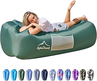 AlphaBeing Inflatable Lounger Beach Chair Accessories, Air Sofa Hammock Inflatable Couch for Camping Backyard Lakeside with Compression Sacks, Ideal Outdoor Gifts for Adults product image