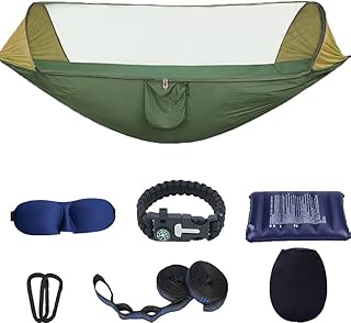 Camping Hammock with Mosquito Net - Portable Travel Hammock Bug Net - Camping Equipment - Hammock Tent for Outdoor Hiking Campin Backpacking Travel product image