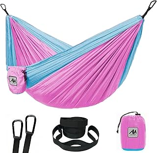 ayamaya Kids Camping Hammock, Small Outdoor Hammock Gifts for Children Girls Boys, Ultralight Kids Camping Gear with Tree Strap & Carabiners,Sling Swing Hammock for Indoor/Outdoor Use product image