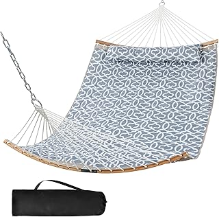SUNCREAT Tree Hammocks for Outside, Portable Hammocks with Carrying Bag, Gray Pattern product image