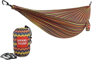 GRAND TRUNK TrunkTech Double Hammock | Portable Camping Hammock | Accessories for Outdoor, Indoor, Hiking Camping, Backpacking, Travel, Backyard, Beach (Sun & Moon) product image