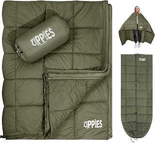 3M Thinsulate Insulation Puffy Camping Blanket for Cold Weather, Queen Size Warm Camping Quilt with Zipper, Waterproof Outdoor Sleeping Bag for Hammock, Cozy & Versatile Gift for Men and Women product image