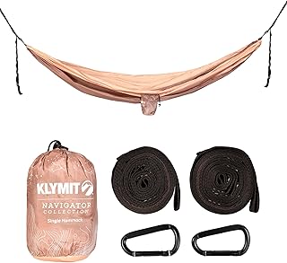 Klymit Camping Hammock 400 lb. Capacity with Heavy Duty Straps and Caribiners - Navigator Series - Pink product image