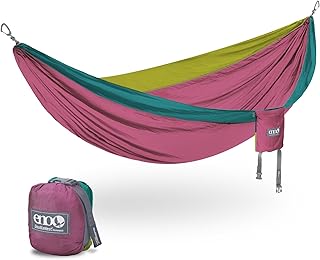 ENO, Eagles Nest Outfitters DoubleNest Lightweight Camping Hammock, 1 to 2 Person, Special Edition Colors, ATC product image