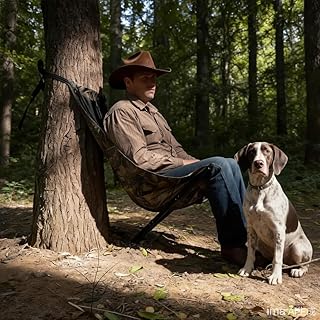 Portable Hunting Chair, Low Down Hunting seat, Turkey Hunting Gear, Hammock Chair for Deer, Hunting Essentials product image